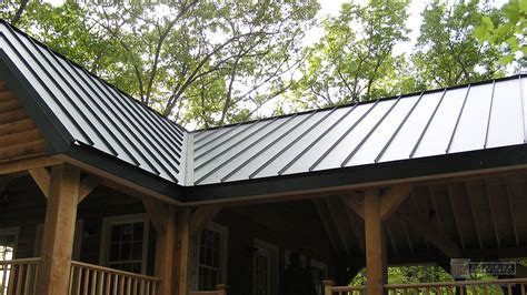 grey metal roof interior